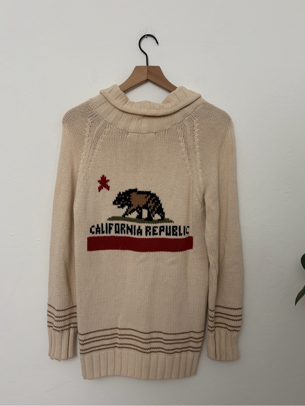 Rodarte x Opening Ceremony California Republic Flag Oversized Cardigan